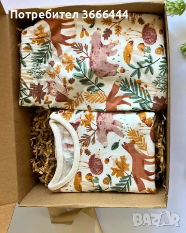 Кутия “Гората”, подходяща за: момче, момиче, унисекс | размер 3–6 месеца, снимка 2 - Комплекти за бебе - 51522474