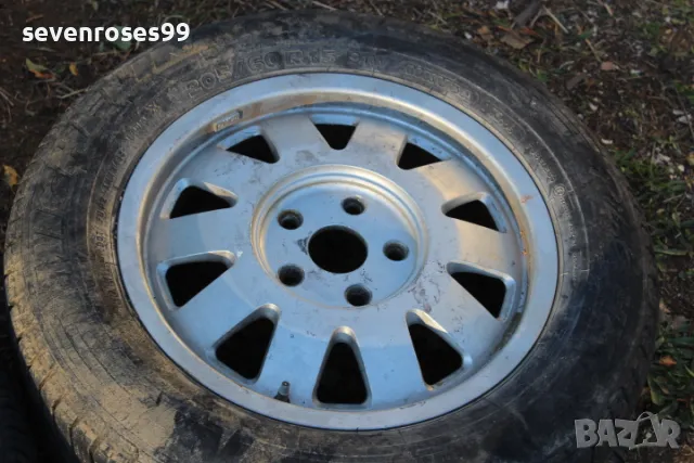 Алуминиеви джанти 5X112/15 audi vw seat 2броя 6JET45 цена за брой 1 летна гума 195/65/15, снимка 4 - Части - 47501211