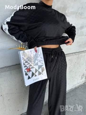 Gucci френско кадифе дамски екип 