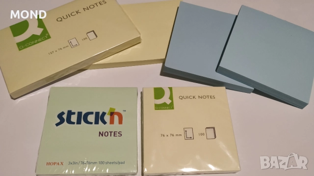 Самозалепващи листчета - комплект, снимка 4 - Ученически пособия, канцеларски материали - 52867764