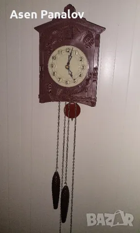 Чесовник с кукувица-работещ, снимка 2 - Стенни часовници - 48073807