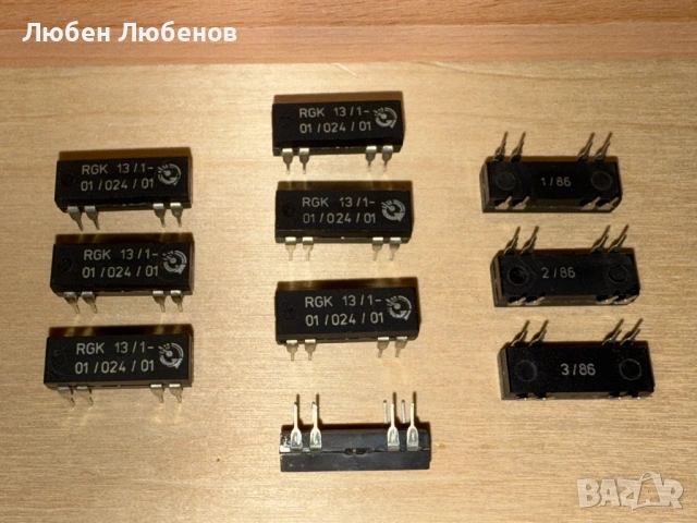 Продава Електронни Компоненти: Интегрални Схеми, Транзистори, Диоди, Релета, Акумулатори, Лампи и др, снимка 13 - Друга електроника - 53595623