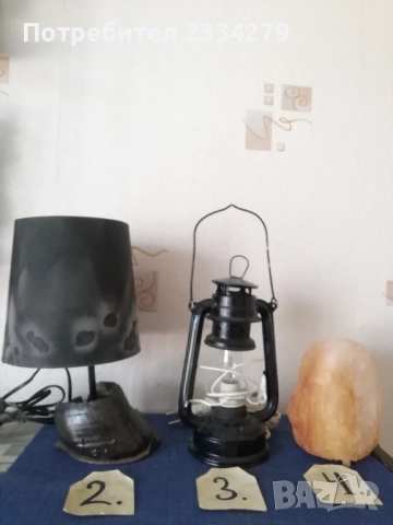 Стари настолни, нощни лампи, различни години. , снимка 7 - Настолни лампи - 52080092