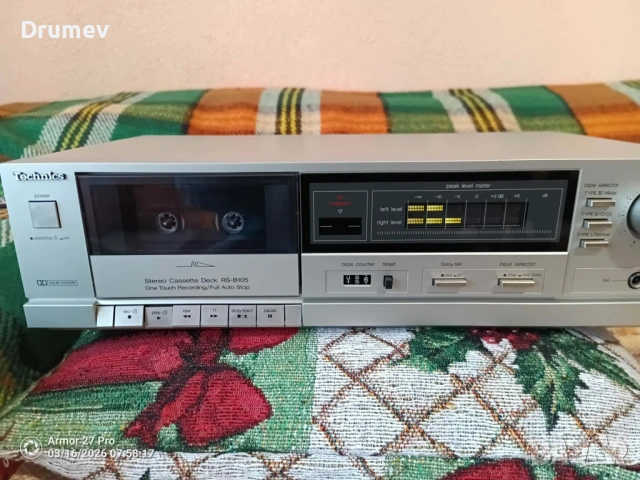 Продавам касетен дек TECHNICS RS-B105, снимка 9 - Декове - 53854039