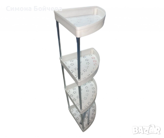 Ъглова въртяща се поставка Corner Storage Rack , снимка 10 - Органайзери - 52806832