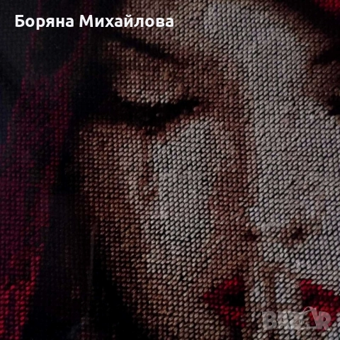 Ръчно изработен гоблен “Готическа молитва”, снимка 2 - Гоблени - 52425581