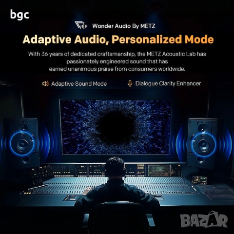 НОВ 40" SMART GoogleTV, FHD, Модел 2025 година QLED, снимка 5 - Телевизори - 53142051