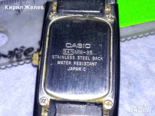 CASIO Стар МАРКОВ КОЛЕКЦИОНЕРСКИ ЯПОНСКИ КВАРЦОВ ЧАСОВНИК КАСИО 26842, снимка 4 - Мъжки - 40101521