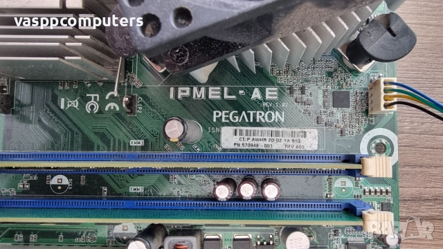 Дънна платка Pegatron IPMEL-AE (HP OEM) + процесор Core 2 Duo E8400 + 2GB DDR2, снимка 2 - Дънни платки - 51834592