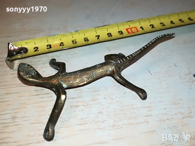 САЛАМАНДЪР-МЕД МЕСИНГ 11Х6см-ВНОС ФРАНЦИЯ M0306231915