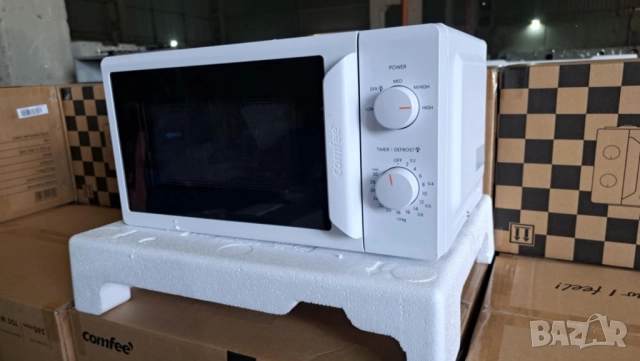 Микровълнова фурна Comfee с 5 нива на мощност, 20 L, 700 W, Бяла, Механично управление, снимка 2 - Микровълнови - 51505163