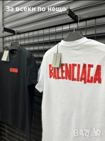 Balenciaga Мъжка Тениска👕Мъжка Блуза С Къс Ръкав - Различни Цветове Код Bal Style16, снимка 7 - Тениски - 53642202