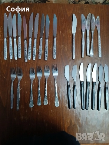 прибори за хранене 28 броя ., снимка 2 - Прибори за хранене, готвене и сервиране - 52366305