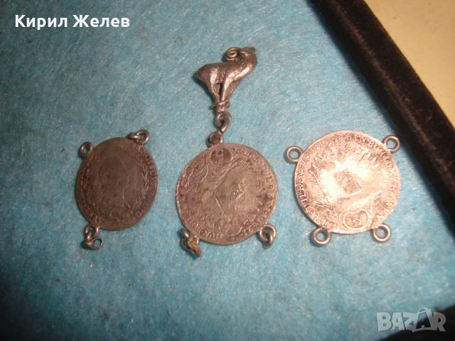 3 СТАРИ СРЕБЪРНИ МОНЕТИ от ГРИВНА със СРЕБЪРЕН КОЗИРОГ ФИГУРКА ТАЛЕР СРЕБРО МАЙСТОРКА РАБОТА 26331, снимка 4 - Антикварни и старинни предмети - 34854250