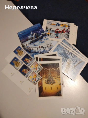 Коледни картички с пликове