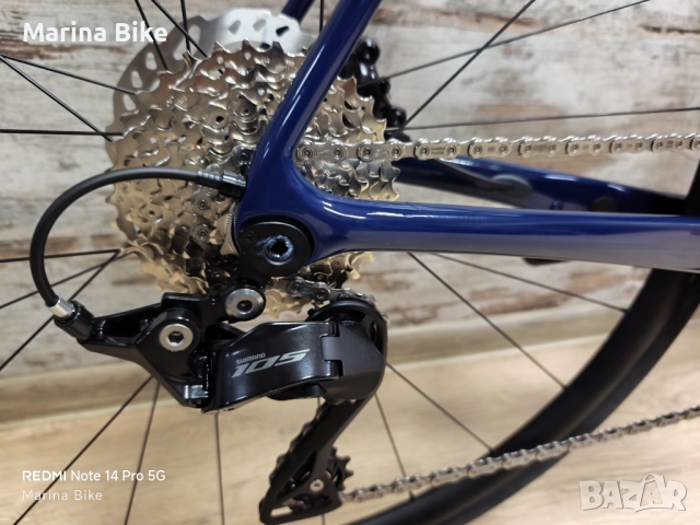 НОВ карбонов шосеен велосипед Giant TCR Pro Disc 105 2х12 Fulcrum | L, снимка 6 - Велосипеди - 49560109