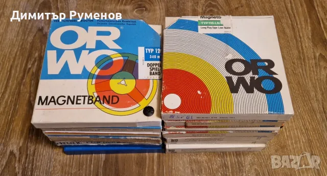 Ролки за магнетофон със записи