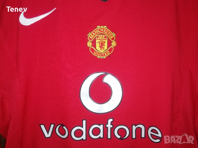 Manchester United Ronaldo 2004 2005 2006 Nike Long Sleeve Home Манчестър Юнайтед Роналдо екип , снимка 5 - Тениски - 52886774