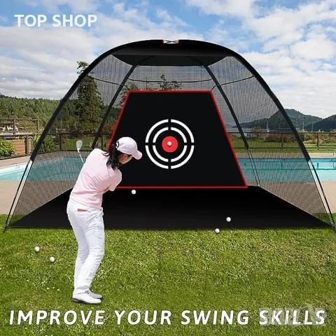 Kapler Мрежа за практикуване на голф - № 5 - 3х2,1х1,8 м, снимка 7 - Голф - 49551937