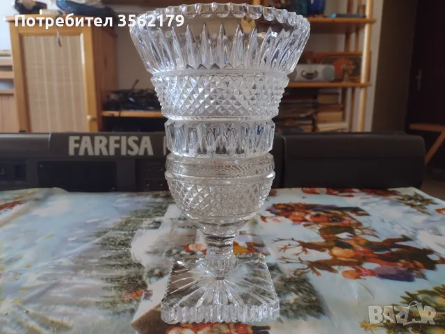 Ваза от оловен кристал , снимка 5 - Вази - 49411422