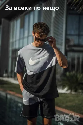 Nike Мъжки Летен Екип Тениска И Къси Панталонки👕🩳Мъжки Къс Комплект Найк - 13 Цвята Код LFS486, снимка 2 - Спортни дрехи, екипи - 50246286