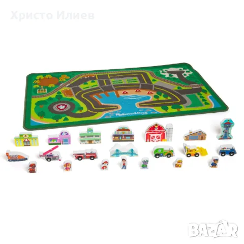 Килимче за игра Пес Патрул Melissa & Doug PAW PATROL, снимка 2 - Образователни игри - 47281825