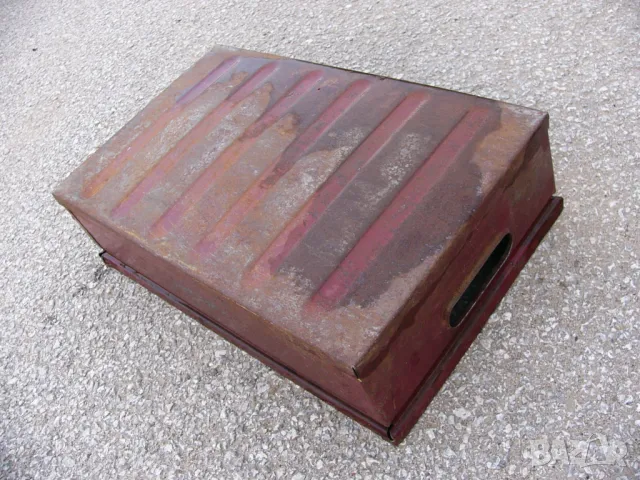 Метален САНДЪК открит Контейнер Кутия Каса Касета Касетка преносим Органайзер за Инструменти БАРТЕР, снимка 6 - Други инструменти - 48524155