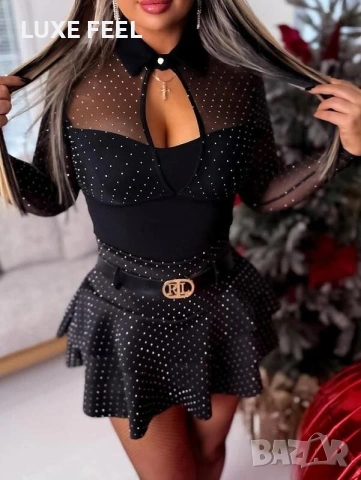 Дамска Блуза с Камъни ⚜️