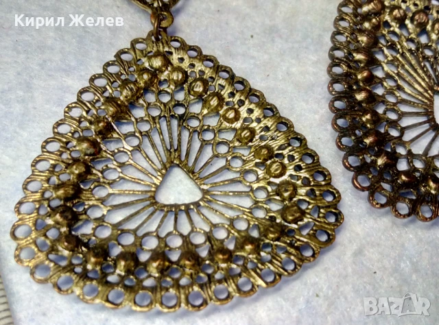 КРАСИВИ АЖУРНИ СРЕБРИСТИ ОБЕЦИ с ФАСЕТИРАНИ ЗЕЛЕНИ КРИСТАЛЧЕТА 34217, снимка 8 - Обеци - 51277607