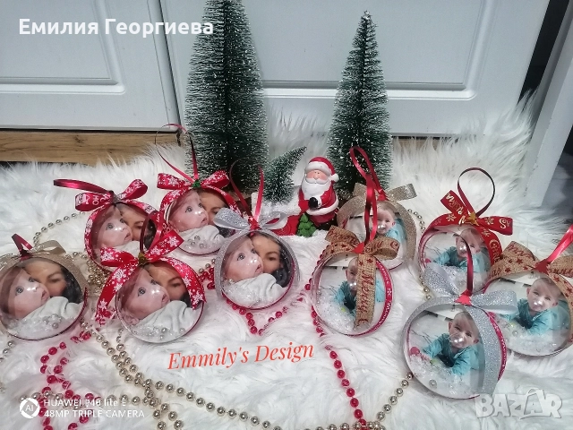 Коледни топки със снимки на най-ниски цени , снимка 6 - Други - 52822316