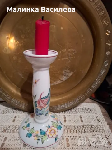 порцеланов свещник 