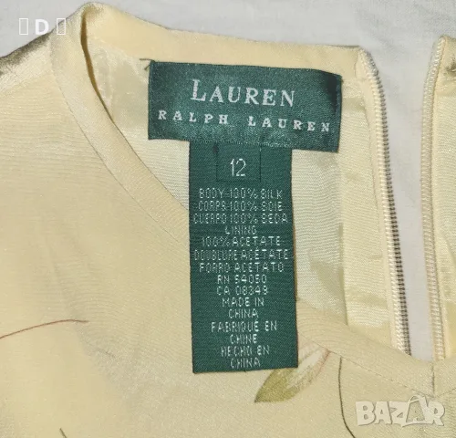 Ralph Lauren 100% коприна Нова рокля - М, снимка 4 - Рокли - 56178780