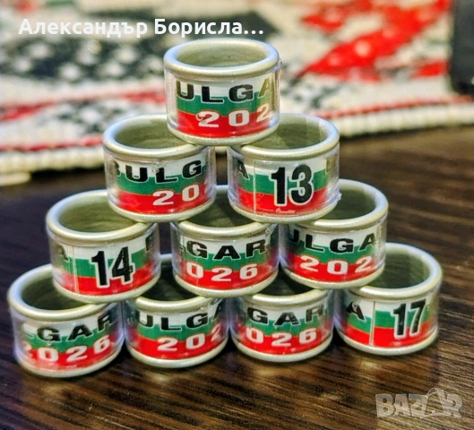 Пожизнени пръстени за 2026г., снимка 5 - За птици - 48763435