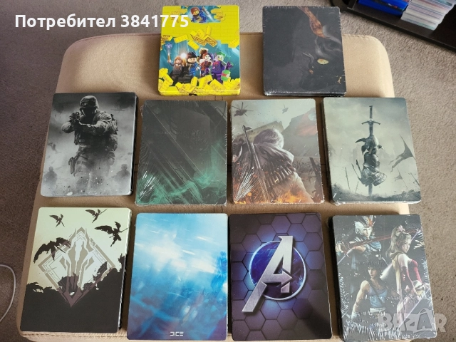 9 метални кутии комплект (steelbook), снимка 2 - Игри за PlayStation - 51750637