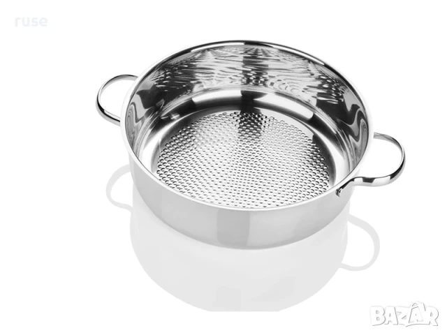 НОВА! Касерола Ø28см - стил и здравина - релефно дъно, снимка 3 - Съдове за готвене - 50981253