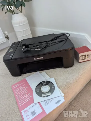 Canon PIXMA TS3300 Wi-Fi принтер – пълен комплект, работещ.