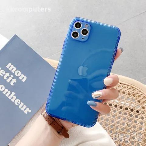 Калъф силикон Neon / Син / за iPhone 15 Plus 6.7 Баркод : 3129405