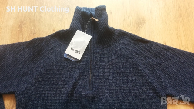 Vikafjell Varm Ullgenser Sweater 100% Wool размер L вълнена блуза - 2226, снимка 3 - Пуловери - 53624055