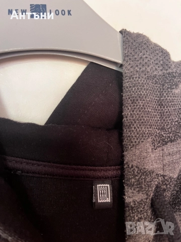 Сива връхна дреха с качулка, снимка 2 - Якета - 52870539