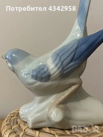 Vogel. Vintage porcelain.1950-1960г.Птица., снимка 4 - Антикварни и старинни предмети - 50423385