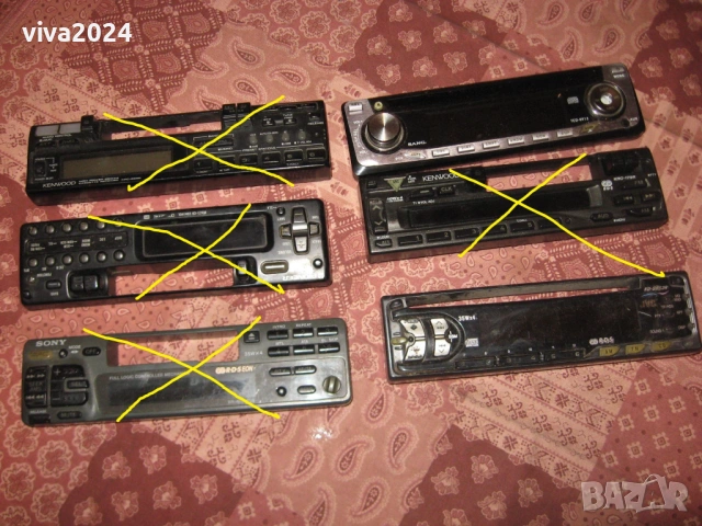 панели за авторадио касетофони и плеъри