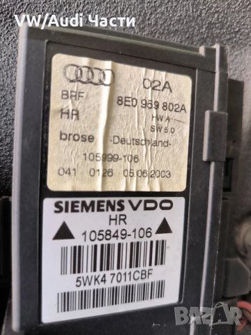 Моторче машинка за задно дясно стъкло за Ауди А4 Б6 Б7 Audi A4 B6 B7 8E0959802A, снимка 2 - Части - 49936855