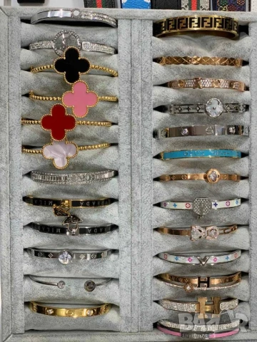 гривна от висококачествена медицинска стомана hermes louis vuitton cartier , снимка 3 - Гривни - 51005983