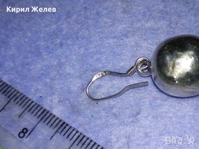 СТАРА СРЕБЪРНА КЛАСИЧЕСКИ РЕТРО СТИЛ ОБЕЦА ТОПЧЕ СРЕБРО 925 РЪЧНА ИЗРАБОТКА 22174, снимка 11 - Антикварни и старинни предмети - 40921147