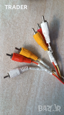 SCART адаптер с 4 RCA аудио / видео кабели чинча ,  SCART-6 RCA PLUGS КАБЕЛ SCART-6 RCA PLUGS, снимка 8 - Други - 31166225