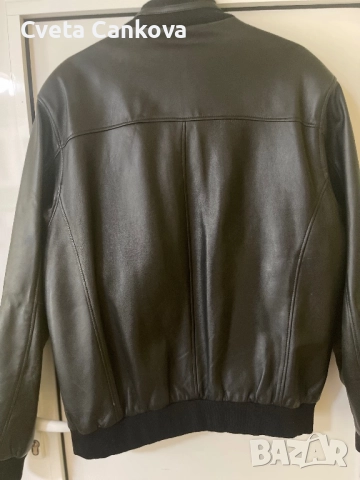 Кожено мъжко яке, снимка 8 - Якета - 51589095
