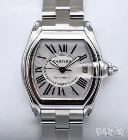 Cartier Roadster 37mm x 44mm Steel White Dial Мъжки / Унисекс