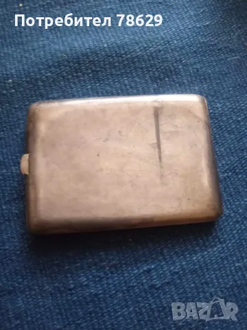 СРЕБЪРНА НЕМСКА ТАБАКЕРА ОТ 1915 - 197 ГР. ЧИСТО СРЕБРО, снимка 2 - Антикварни и старинни предмети - 47337556