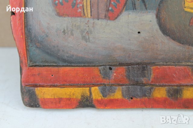 Стара българска икона ''Триптих'', снимка 6 - Колекции - 42154675