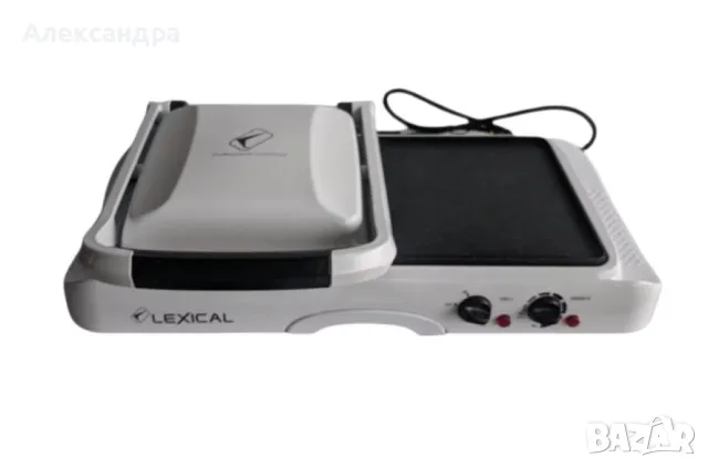 Грил преса и скара 3 в 1 Lexical LSM-2550-1; 2 години гаранция, снимка 4 - Скари - 49172090